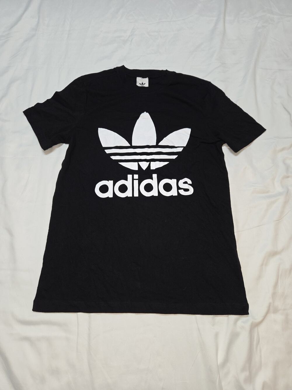 Adidas Men's Size Small Short Sleeve Spell Out Logo T-Shirt
